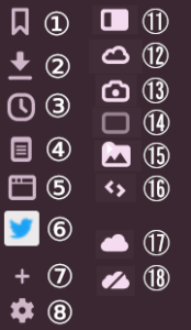 ウェブパネル+ステータスボタン